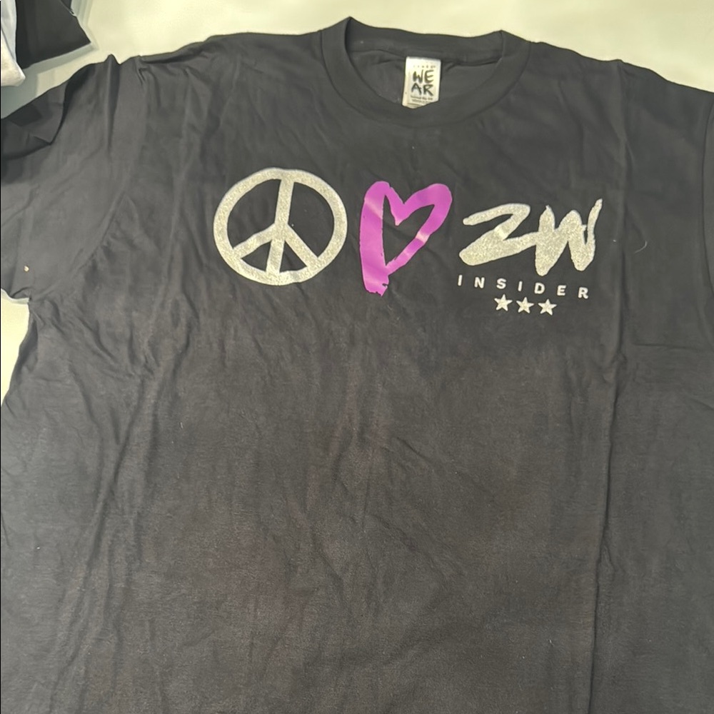 Zumba Fitness Black and Silver Short Sleeve Sweater